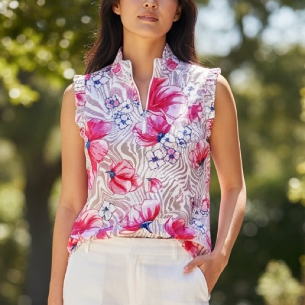 G Lifestyle Sleeveless Golf Blouse